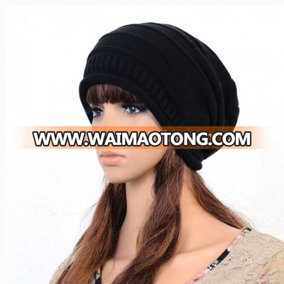 2016 Popular Autumn & Winter Knitted Women Skull Beanie Turban Hats